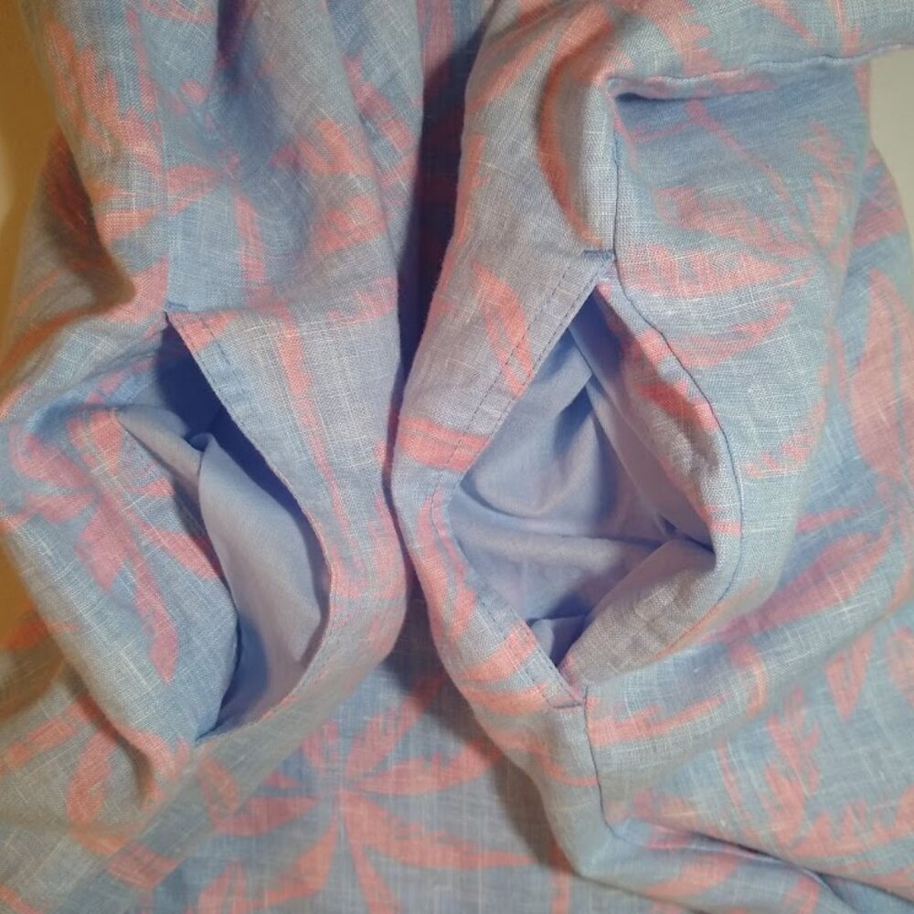 Vacation-Ready!  NWT Tommy Bahama Two Palms L  linen dress - Picture 10 of 16